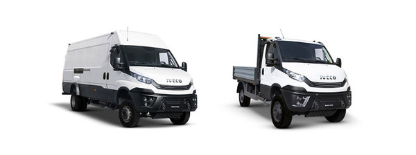 IVECO Daily 4x4 als Kastenwagen und Fahrgestell