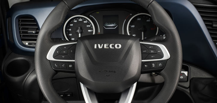 Der IVECO Daily 7 Tonner hat einen hohen Grad an Ergonomie und Fahrkomfort.